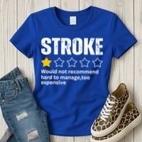 Stroke Survivor Heart Disease Warrior Fighter Cardiac Arrest Gift Women's T-Shirt thumb 3