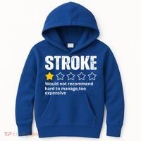 Stroke Survivor Heart Disease Warrior Fighter Cardiac Arrest Gift Kids Hoodie thumb 0