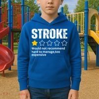 Stroke Survivor Heart Disease Warrior Fighter Cardiac Arrest Gift Kids Hoodie thumb 2