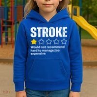 Stroke Survivor Heart Disease Warrior Fighter Cardiac Arrest Gift Kids Hoodie thumb 3