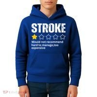Stroke Survivor Heart Disease Warrior Fighter Cardiac Arrest Gift Kids Hoodie thumb 4