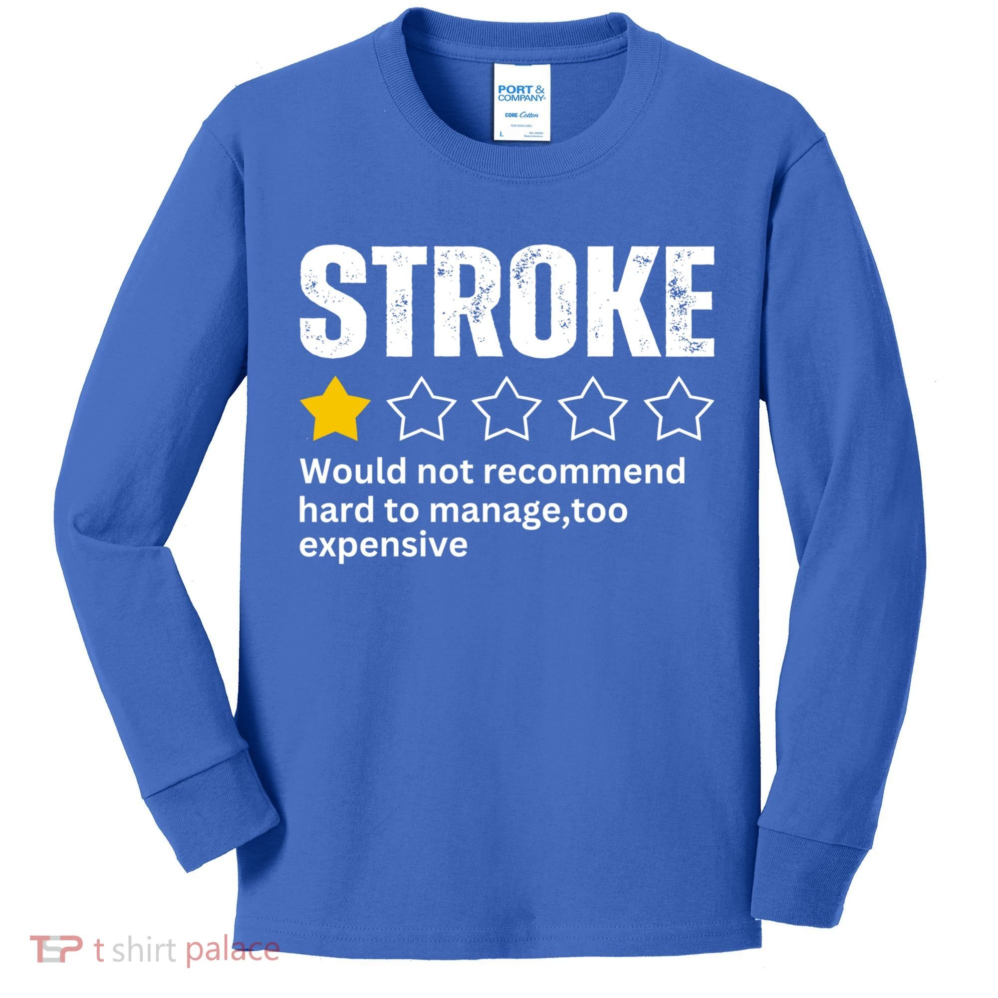 Stroke Survivor Heart Disease Warrior Fighter Cardiac Arrest Gift Kids Long Sleeve Shirt