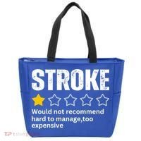 Stroke Survivor Heart Disease Warrior Fighter Cardiac Arrest Gift Tote Bag thumb 0
