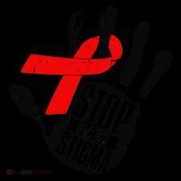 Stop Stigma Hiv Aids Awareness Month Handprint Red Ribbon Coffee Mug thumb 5