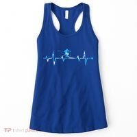 Skiing Ski Heartbeat Gift For Skiers Gift Women's Tank Top thumb 0
