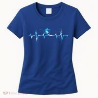 Skiing Ski Heartbeat Gift For Skiers Gift Women's T-Shirt thumb 0