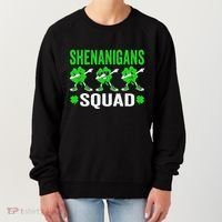 Shenanigans Squad Happy st patrick green shamrocks Women's Sweatshirt thumb 0