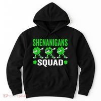 Shenanigans Squad Happy st patrick green shamrocks Hoodie thumb 0