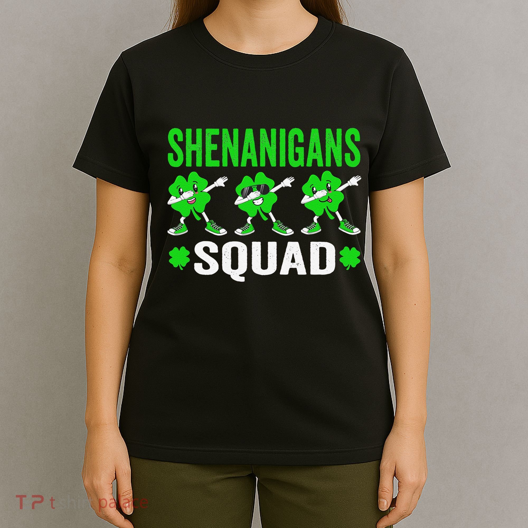 Shenanigans Squad Happy st patrick green shamrocks T-Shirt