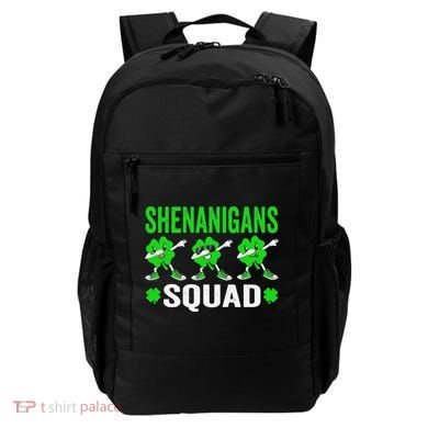 Shenanigans Squad Happy st patrick green shamrocks Backpack
