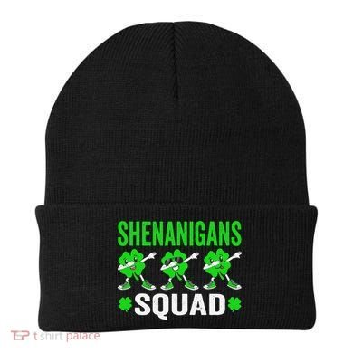 Shenanigans Squad Happy st patrick green shamrocks Beanie