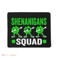 Shenanigans Squad Happy st patrick green shamrocks Mousepad thumb 0