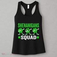Shenanigans Squad Happy st patrick green shamrocks Women's Tank Top thumb 3