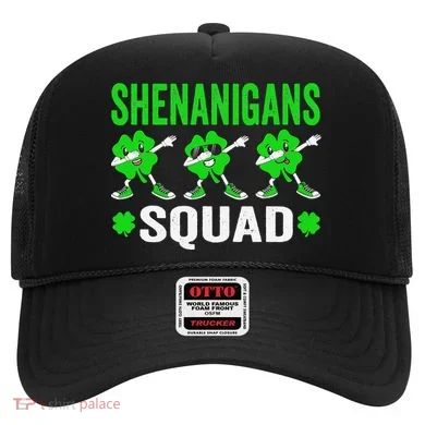 Shenanigans Squad Happy st patrick green shamrocks Hat