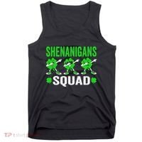 Shenanigans Squad Happy st patrick green shamrocks Tank Top thumb 0