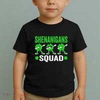 Shenanigans Squad Happy st patrick green shamrocks Toddler T-Shirt thumb 2