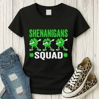 Shenanigans Squad Happy st patrick green shamrocks Women's T-Shirt thumb 3