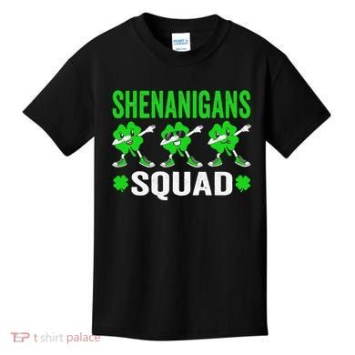 Shenanigans Squad Happy st patrick green shamrocks Kids T-Shirt