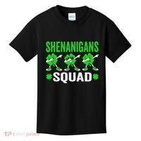 Shenanigans Squad Happy st patrick green shamrocks Kids T-Shirt thumb 0