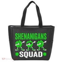 Shenanigans Squad Happy st patrick green shamrocks Tote Bag thumb 0
