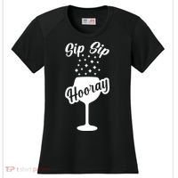 Sip Sip Hooray Bachelorette Gift Women's Cooling Performance Crew T-Shirt thumb 0