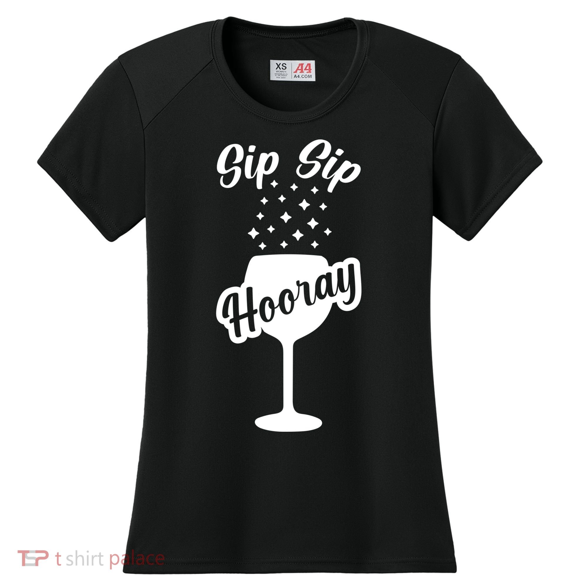 Sip Sip Hooray Bachelorette Gift Women's Cooling Performance Crew T-Shirt