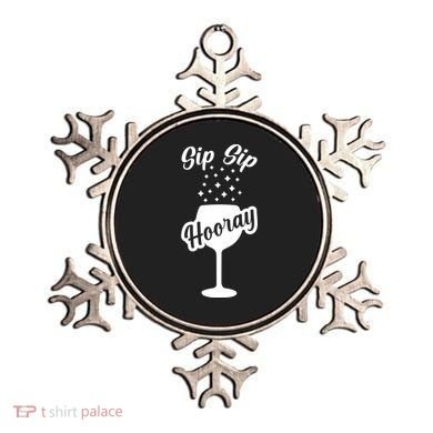 Sip Sip Hooray Bachelorette Gift Ornament