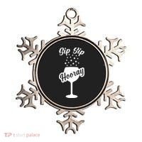 Sip Sip Hooray Bachelorette Gift Ornament thumb 0