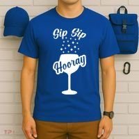 Sip Sip Hooray Bachelorette Gift T-Shirt thumb 6