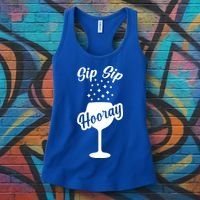 Sip Sip Hooray Bachelorette Gift Women's Tank Top thumb 3