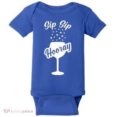 Sip Sip Hooray Bachelorette Gift Baby Bodysuit