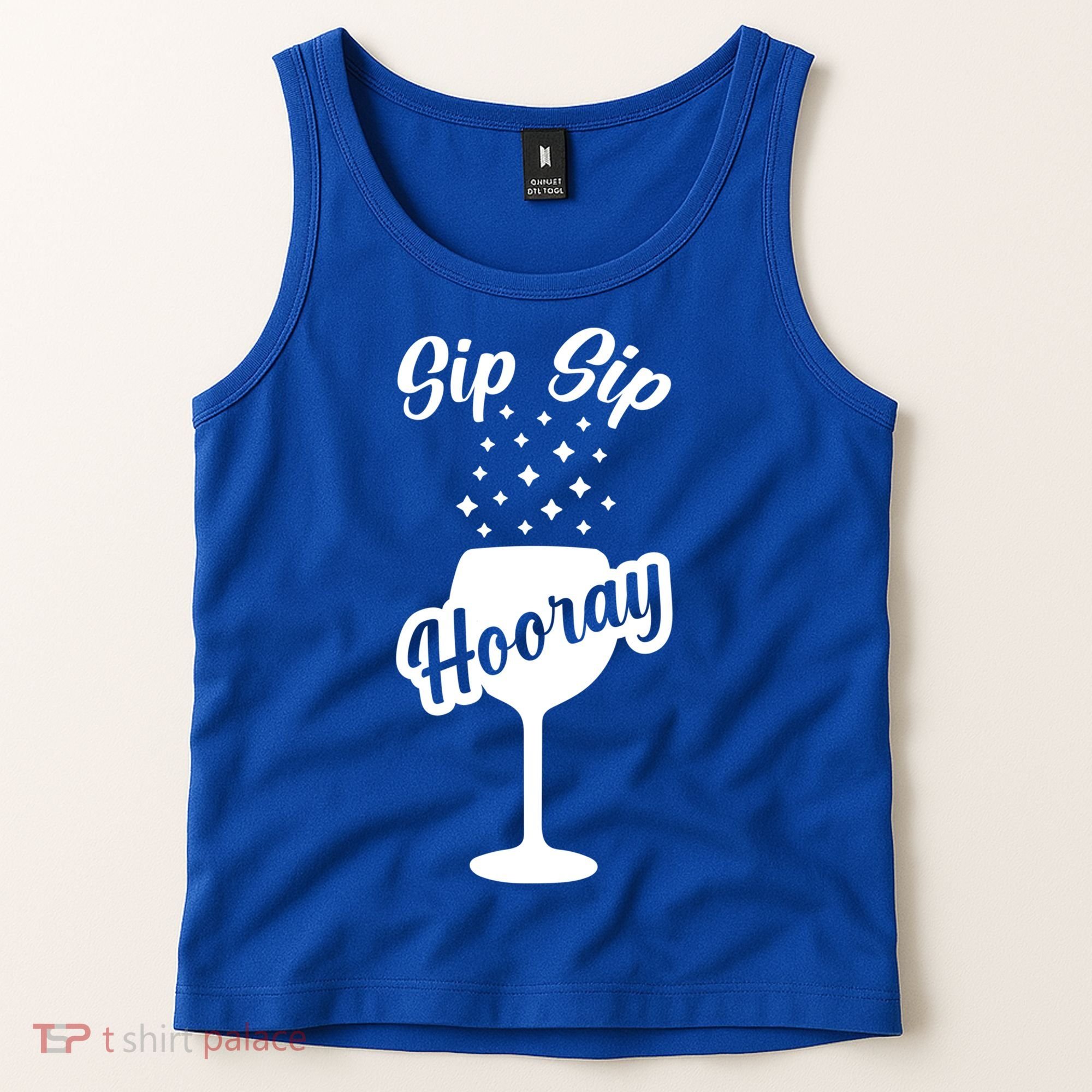 Sip Sip Hooray Bachelorette Gift Tank Top
