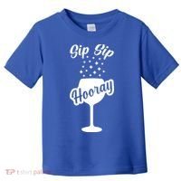 Sip Sip Hooray Bachelorette Gift Toddler T-Shirt thumb 0