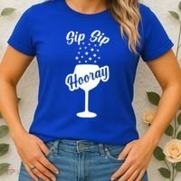 Sip Sip Hooray Bachelorette Gift Women's T-Shirt thumb 2