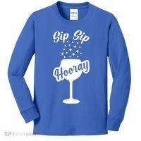 Sip Sip Hooray Bachelorette Gift Kids Long Sleeve Shirt thumb 0