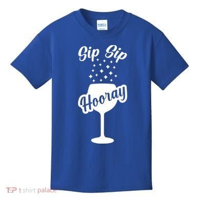 Sip Sip Hooray Bachelorette Gift Kids T-Shirt