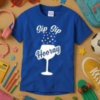 Sip Sip Hooray Bachelorette Gift Kids T-Shirt thumb 3