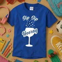 Sip Sip Hooray Bachelorette Gift Kids T-Shirt thumb 3