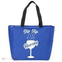 Sip Sip Hooray Bachelorette Gift Tote Bag thumb 0