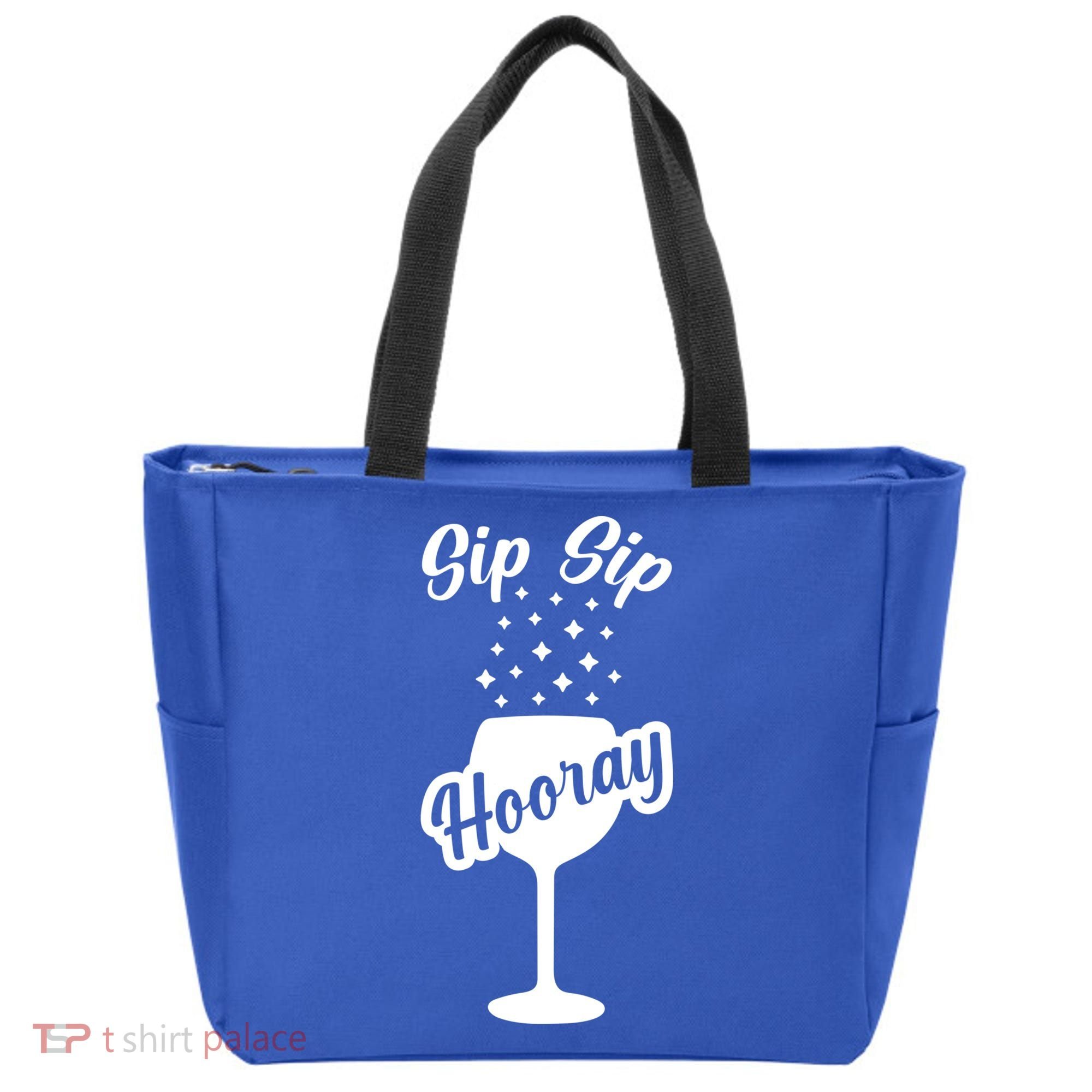 Sip Sip Hooray Bachelorette Gift Tote Bag