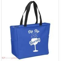Sip Sip Hooray Bachelorette Gift Tote Bag thumb 2