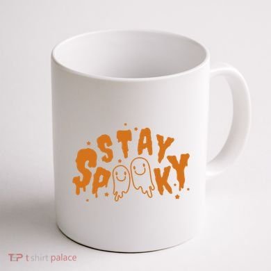 Stay Spooky Halloween Festive Coffee Mug back