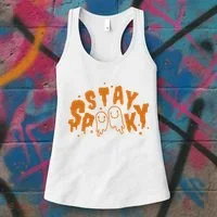 Stay Spooky Halloween Festive Women's Tank Top thumb 3