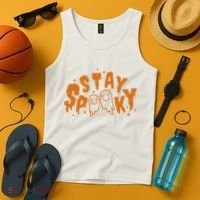 Stay Spooky Halloween Festive Tank Top thumb 4