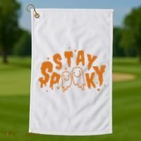 Stay Spooky Halloween Festive Golf Towel thumb 1