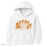 Stay Spooky Halloween Festive Kids Hoodie thumb 0