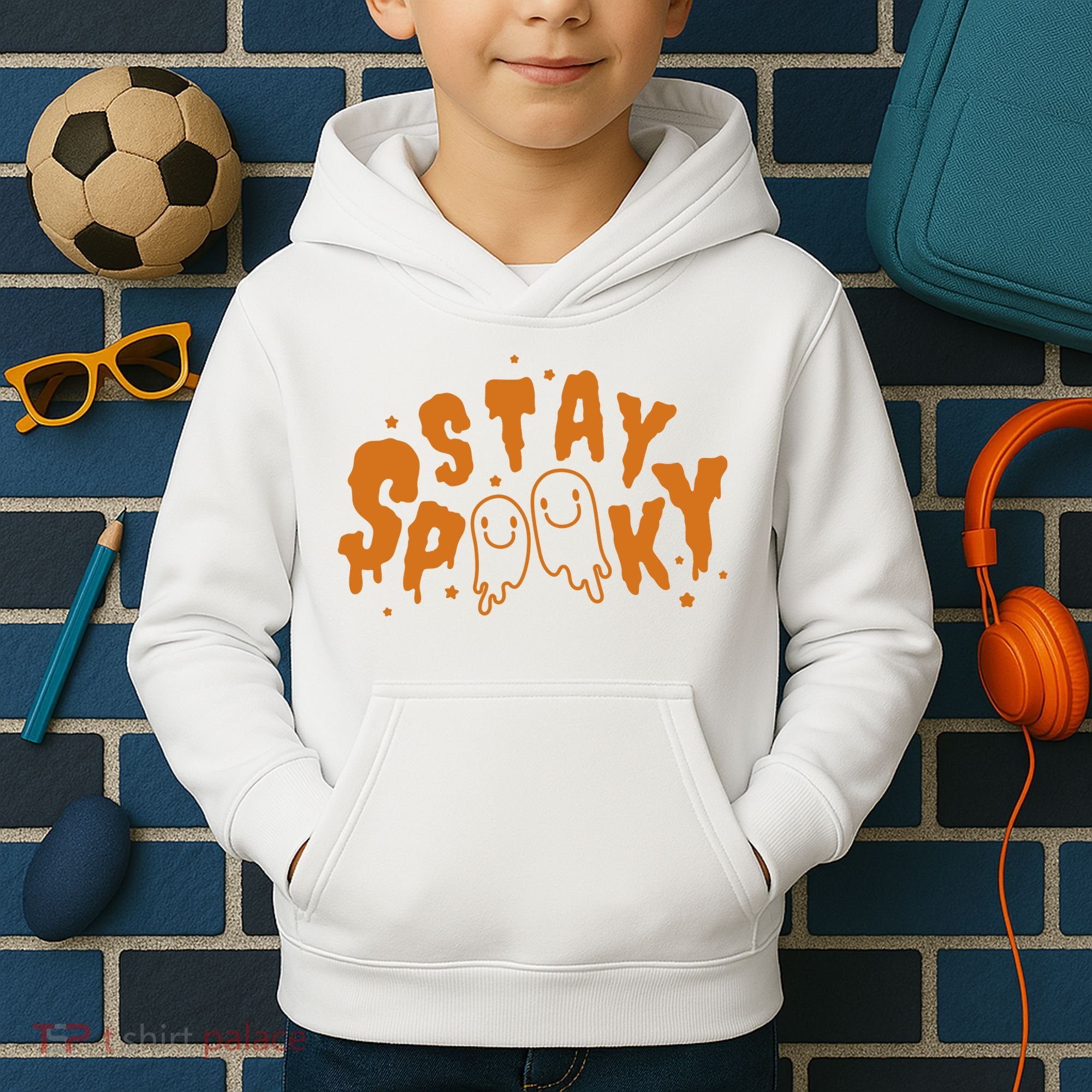 Stay Spooky Halloween Festive Kids Hoodie