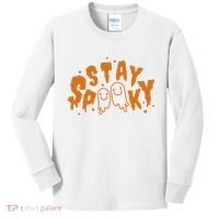 Stay Spooky Halloween Festive Kids Long Sleeve Shirt thumb 0