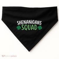 Shenanigans Squad happy st patrick green shamrocks USA-Made Doggie Bandana thumb 0