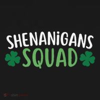Shenanigans Squad happy st patrick green shamrocks Sweatshirt thumb 3